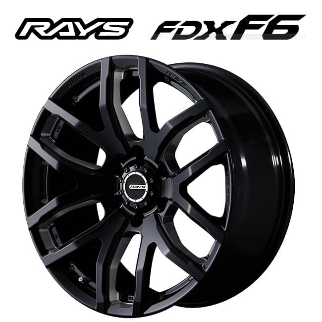 レイズ　チームデイトナ レイズ チームデイトナ FDX-F6 B8 17×8 20 6H(139.70/0.00/0.00