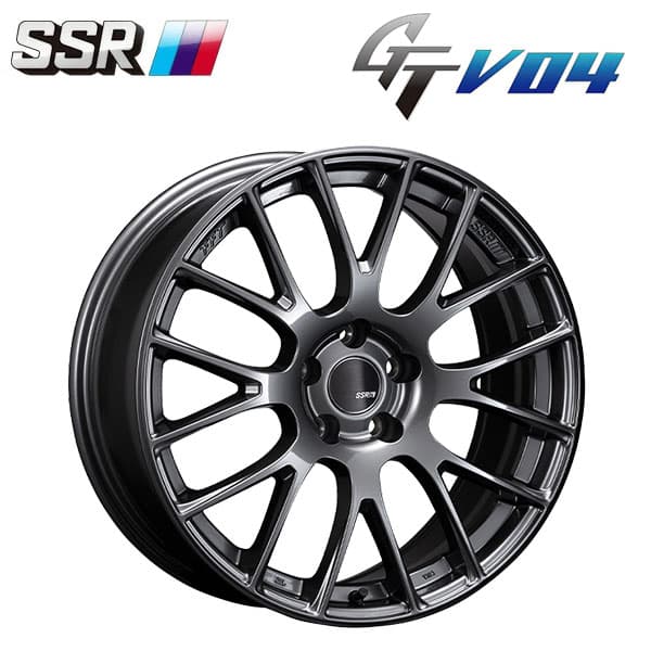 タナベ SSR GTV04 METALLIC GRAY 18×7.5 53 5H(114.30/0.00/0.00) 73