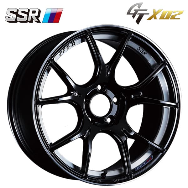 タナベ SSR GT X02 グロスブラック 18×9.5 22 5H(114.30/0.00/0.00