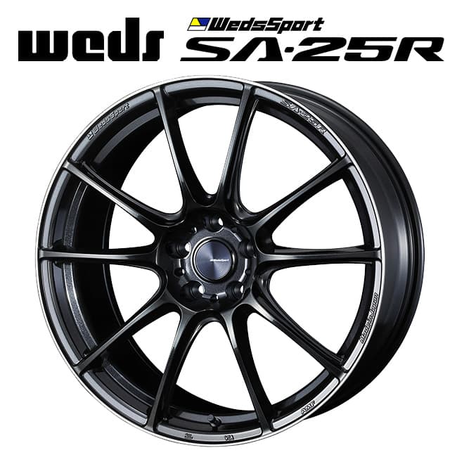 ウェッズ ウェッズスポーツ SA25R METAL BLACK/F 19×8.5 45 5H(114.30
