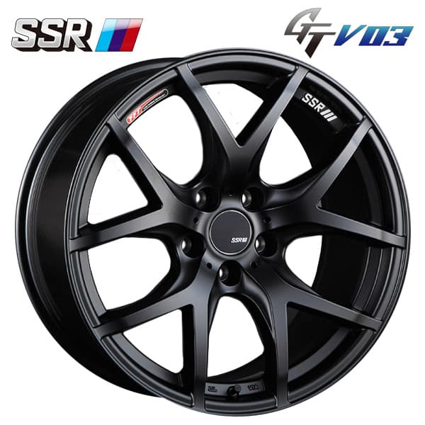 タナベ SSR GT V03 フラットブラック 17×7 42 5H(114.30/0.00/0.00