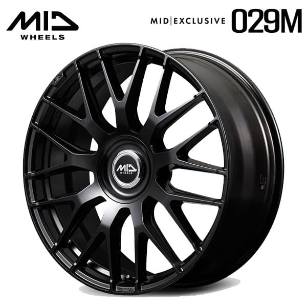 エムアイディー MID エクスクルーシブ 029F SBK 18×7 55 10H(112.00