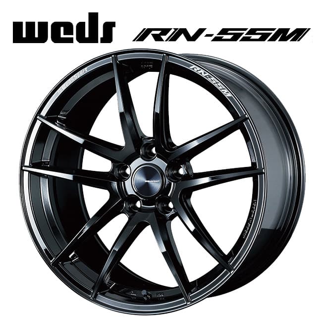 ウェッズ ウェッズスポーツ RN55M Gloss Black 19×8.5 45 5H(114.30