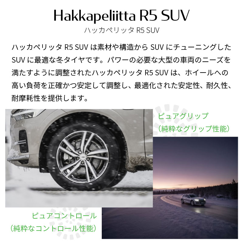215/55R18 99R XL 18インチ ノキアン ハッカペリッタR5 SUV