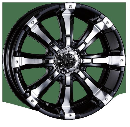 クリムソン MG ビースト ブラックポリッシュ 17×7 35 10H(114.30