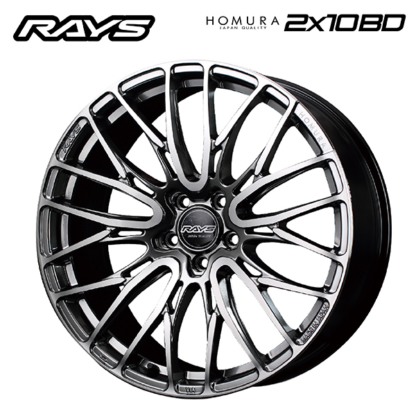 RAYS HOMURA 2X10BD DMC/サイドグレイスシルバー