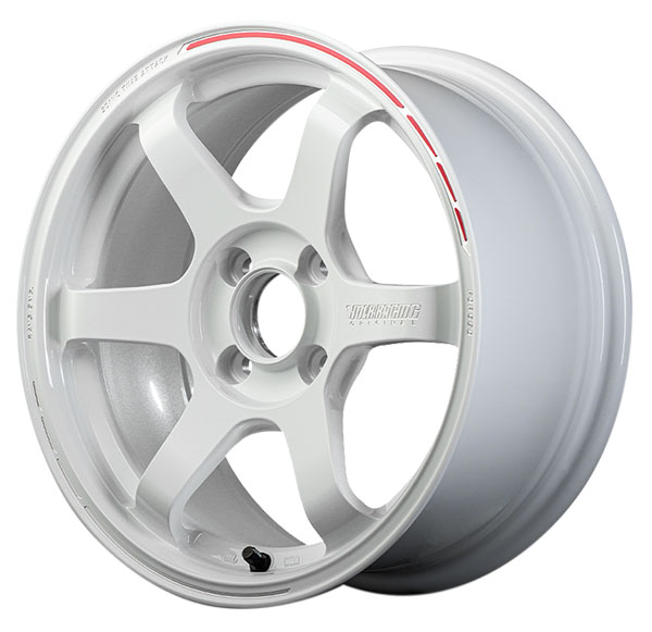 RAYS VOLK RACING TE37SONIC TIME ATTACK EDITION ホワイト/REDOT