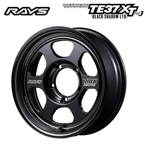 RAYS VOLK RACING TE37XT for J Black Shadow LTD. マットトランスルーセントブラック